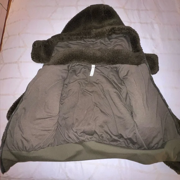 ALO Yoga Dark Brown Teddy Jacket - Picture 11 of 15